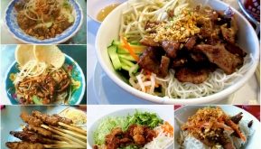 Top 4 Quán bún thịt nướng/nem lụi ngon nhất Huế